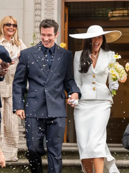 Dua Lipa and Callum Turner wedding